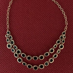 Vera Bradley Black and Gold Necklace